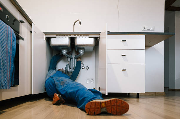 Professional Sewer Line Repair technician working in Hockley, TX